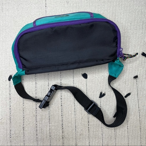 Vintage Sport Zone Teal Purple Fanny Pack - Picture 6 of 6